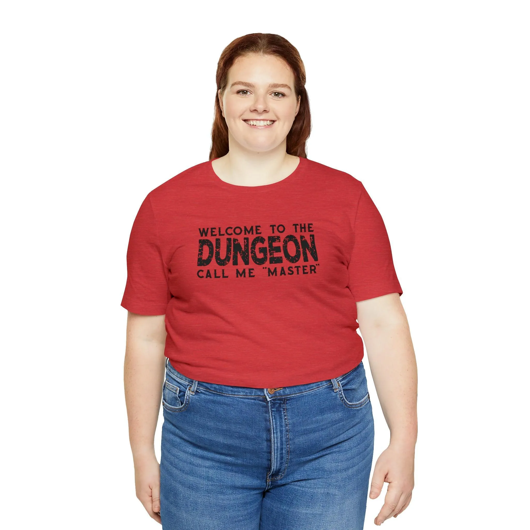 Welcome to the Dungeon Call me Master | DM shirt | Dungeon Master gift | dnd tshirt | Gaming shirt | dungeons and dragons Short Sleeve Tee
