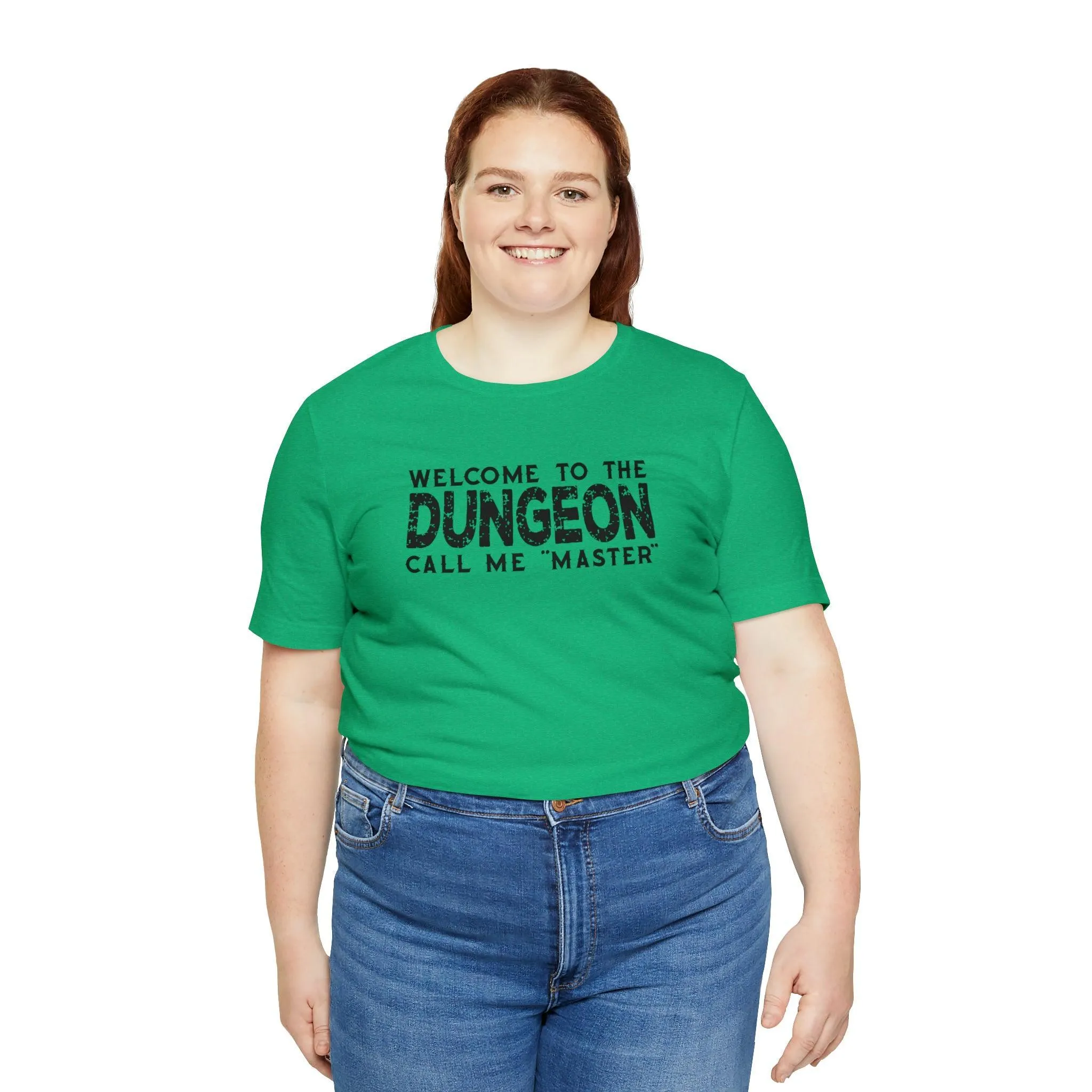 Welcome to the Dungeon Call me Master | DM shirt | Dungeon Master gift | dnd tshirt | Gaming shirt | dungeons and dragons Short Sleeve Tee