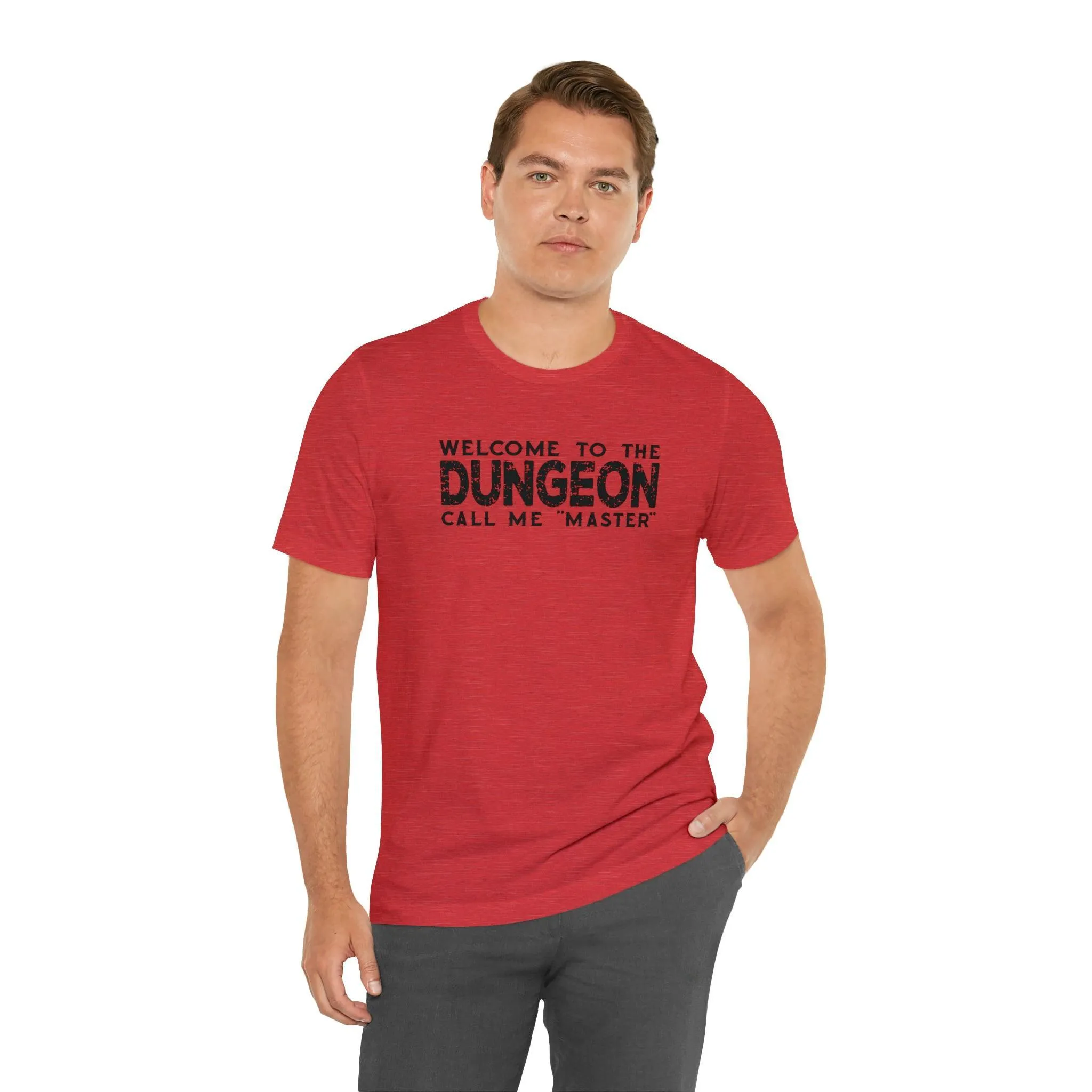 Welcome to the Dungeon Call me Master | DM shirt | Dungeon Master gift | dnd tshirt | Gaming shirt | dungeons and dragons Short Sleeve Tee