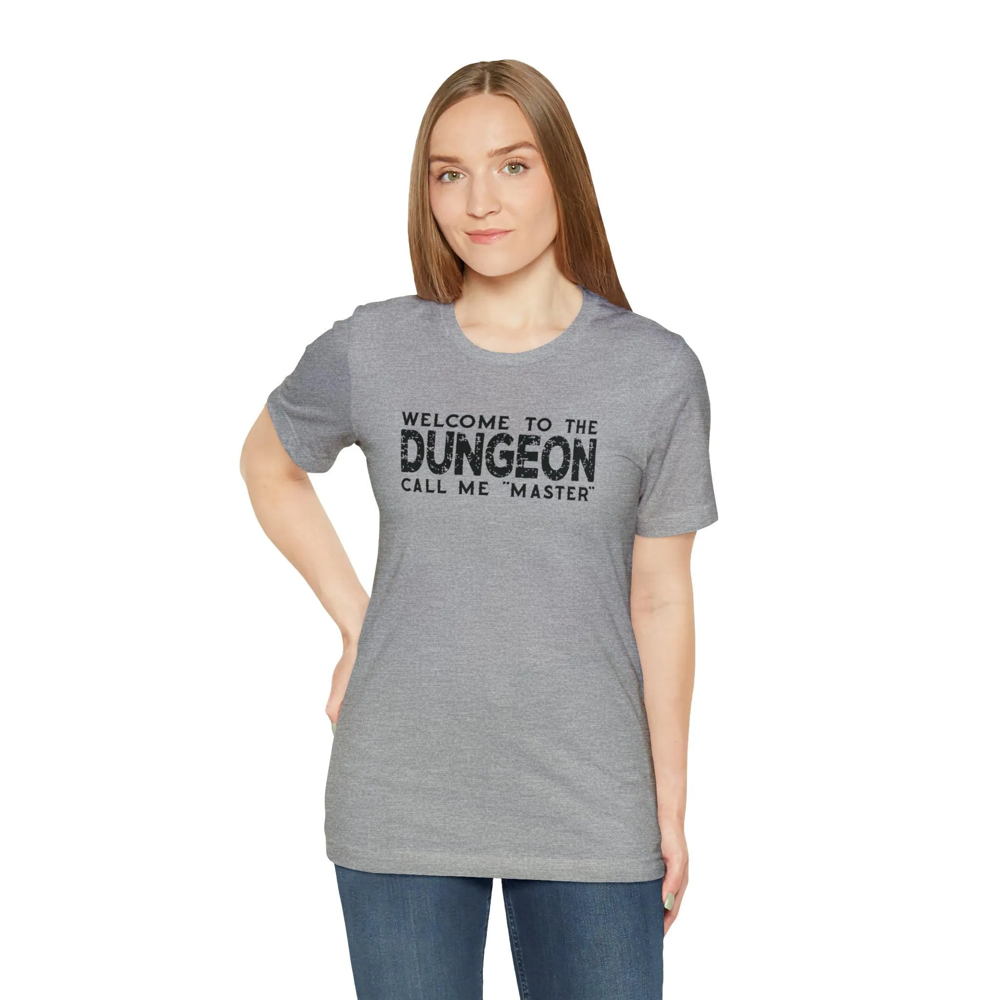 Welcome to the Dungeon Call me Master | DM shirt | Dungeon Master gift | dnd tshirt | Gaming shirt | dungeons and dragons Short Sleeve Tee