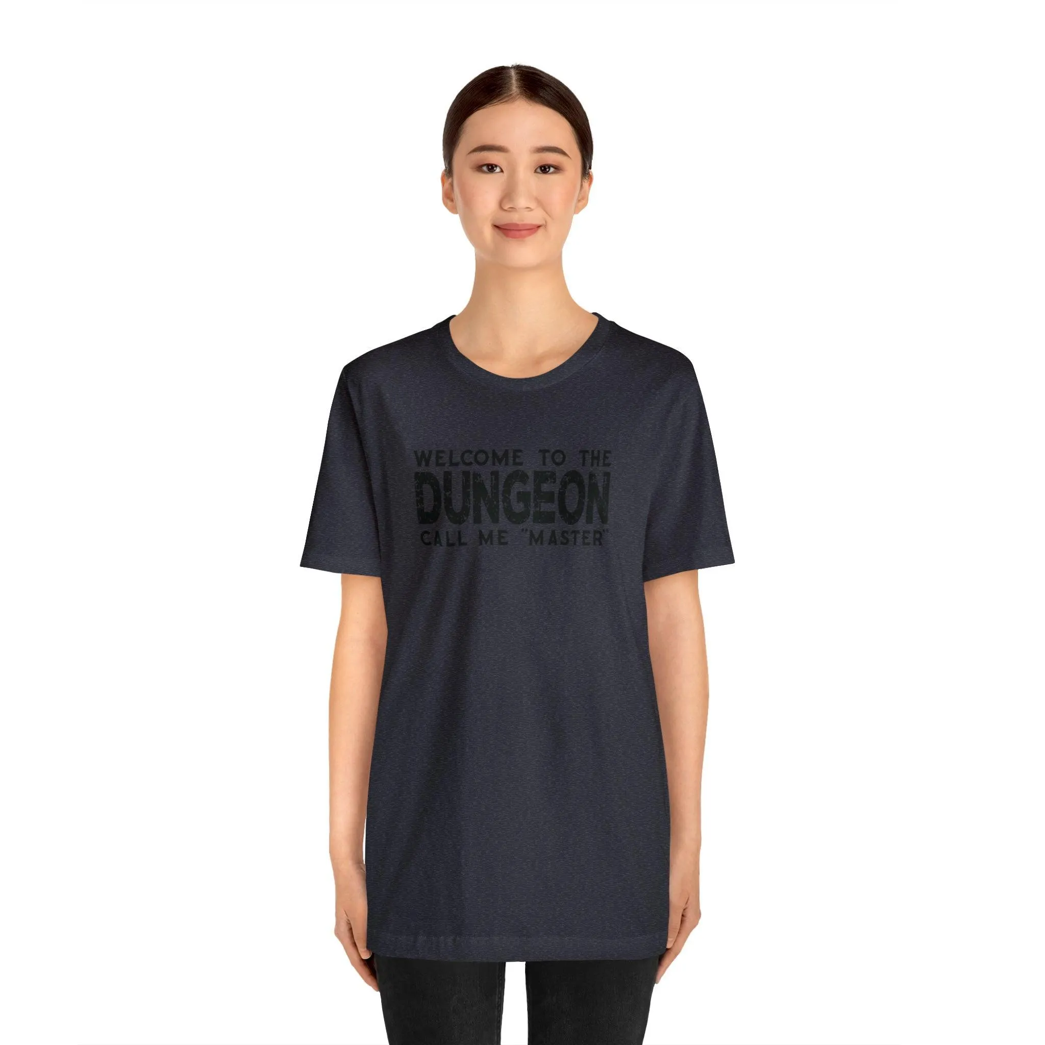 Welcome to the Dungeon Call me Master | DM shirt | Dungeon Master gift | dnd tshirt | Gaming shirt | dungeons and dragons Short Sleeve Tee