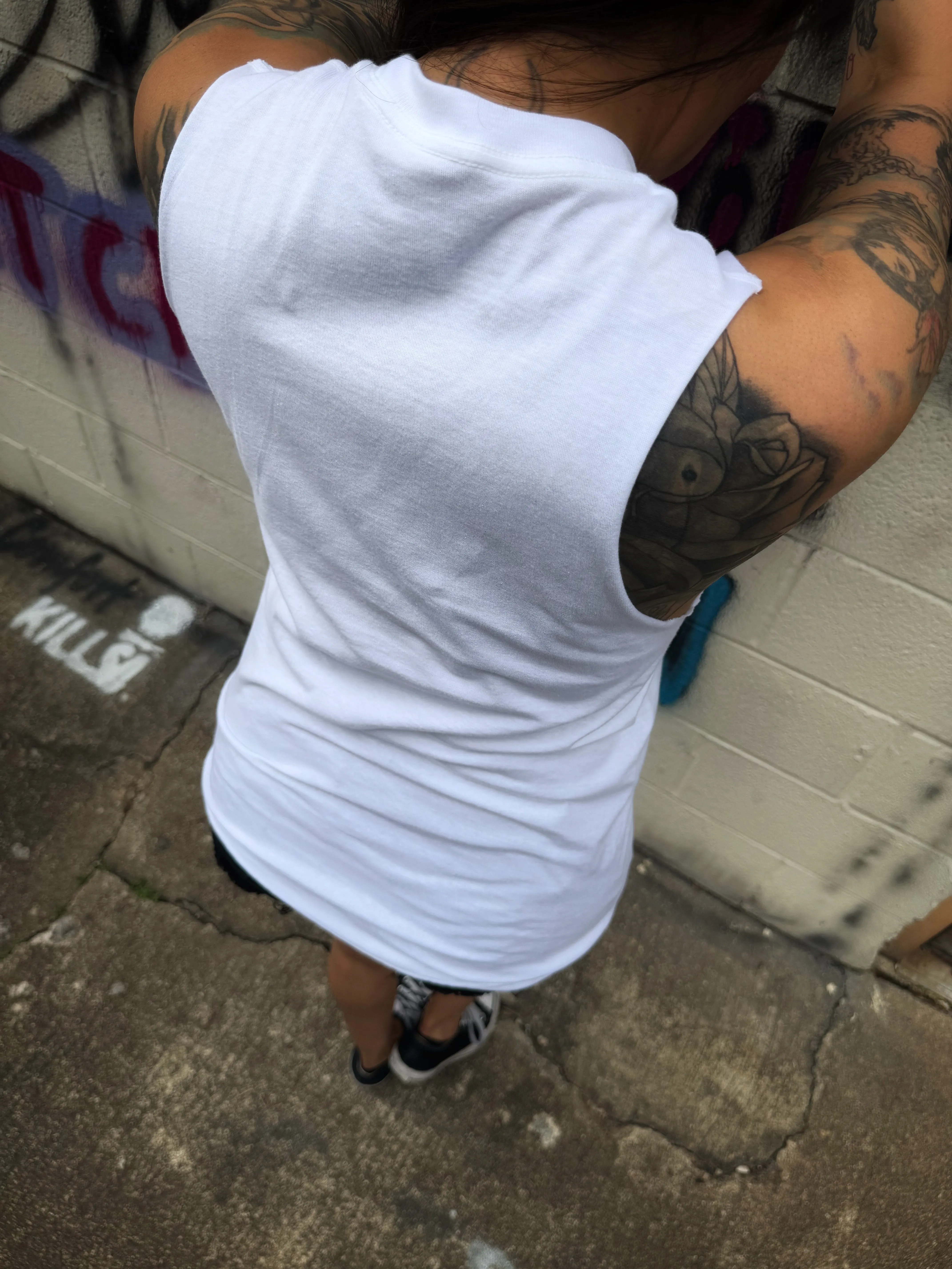 WHITE TANK TOP  1.0