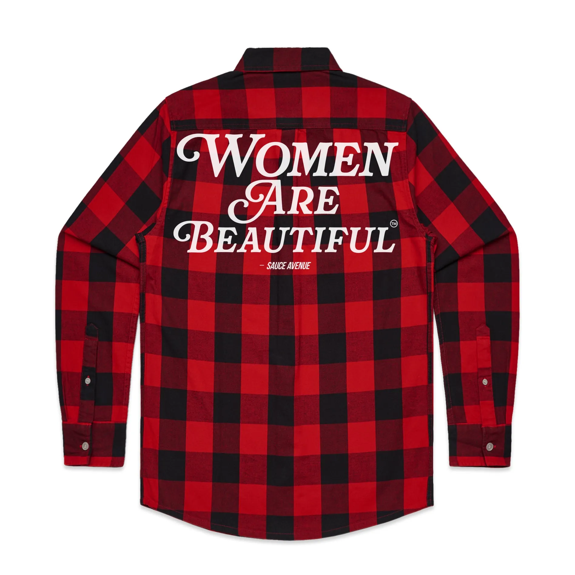 Women Are Beautiful (WH) | Red Flannel Shirt