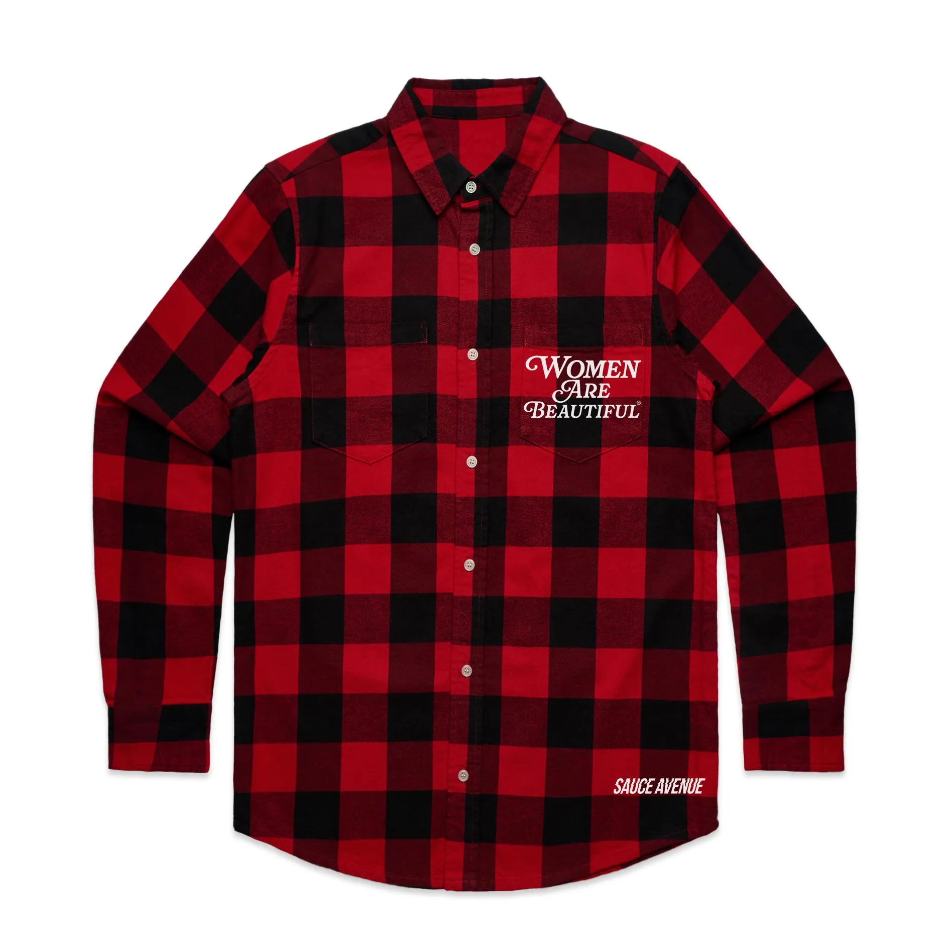 Women Are Beautiful (WH) | Red Flannel Shirt