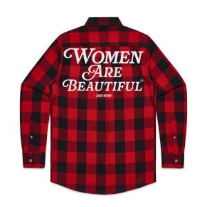 Women Are Beautiful (WH) | Red Flannel Shirt