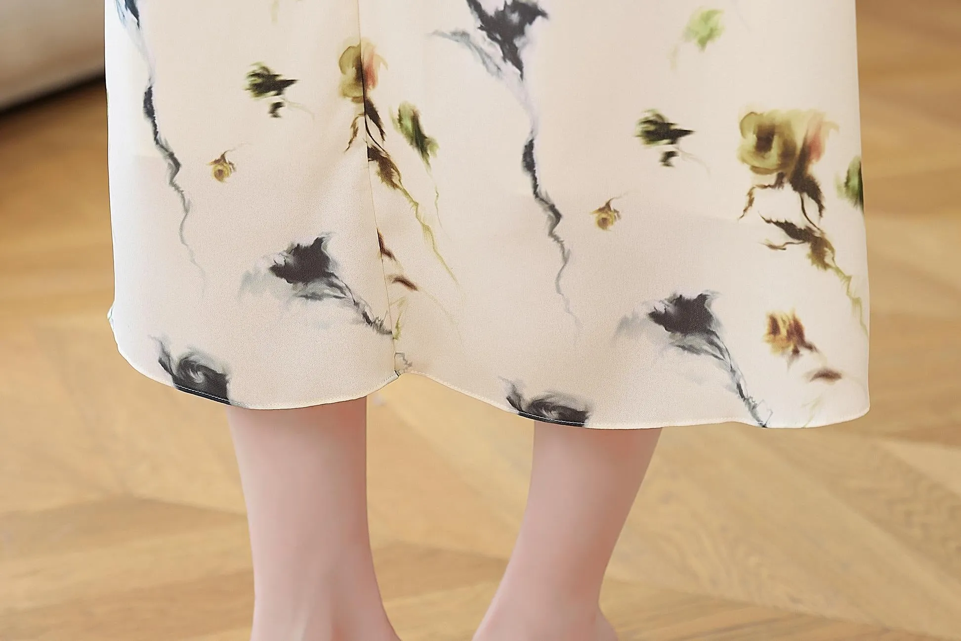 Women’s A-Line Sundress with a Beautiful Floral Print