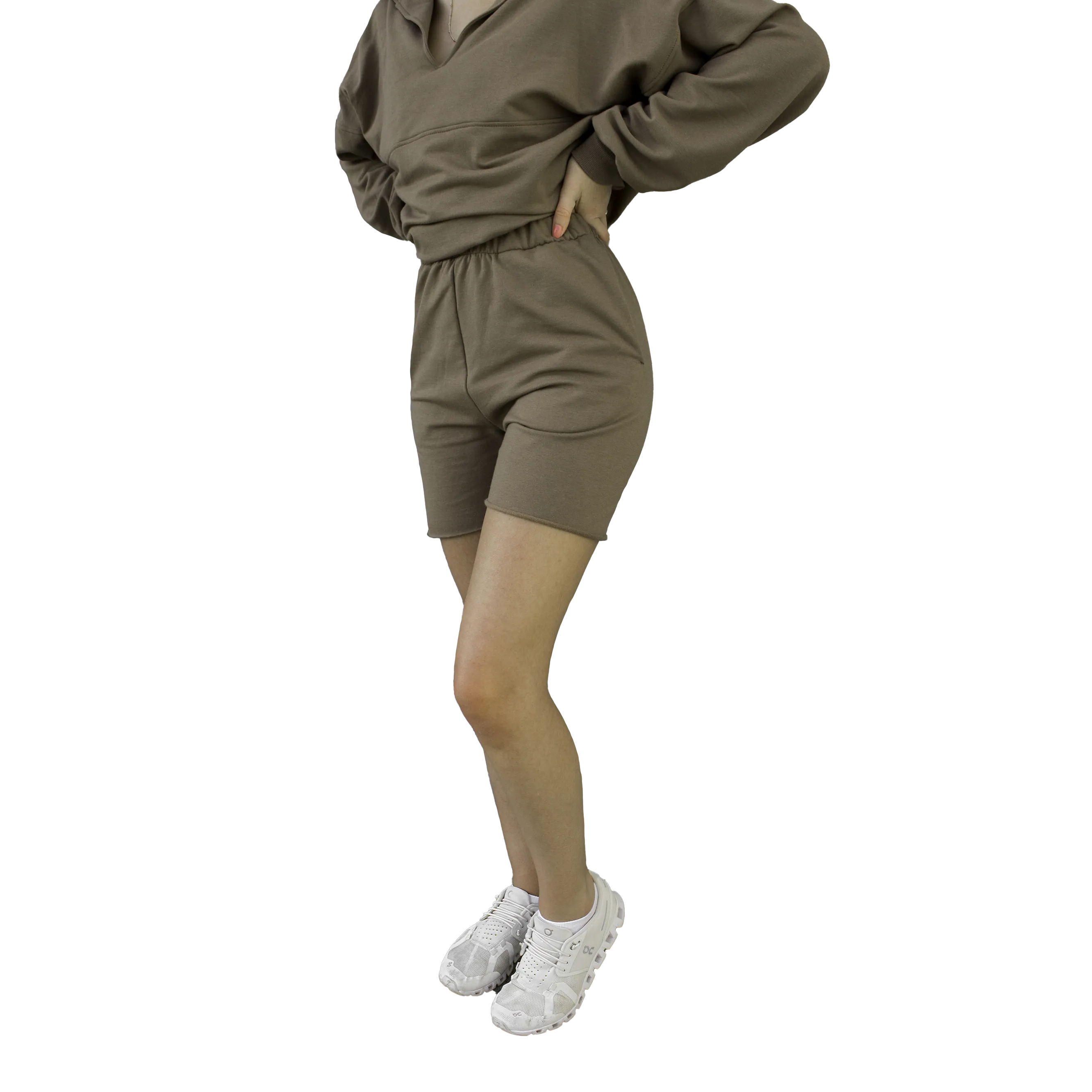 women's sweat shorts.