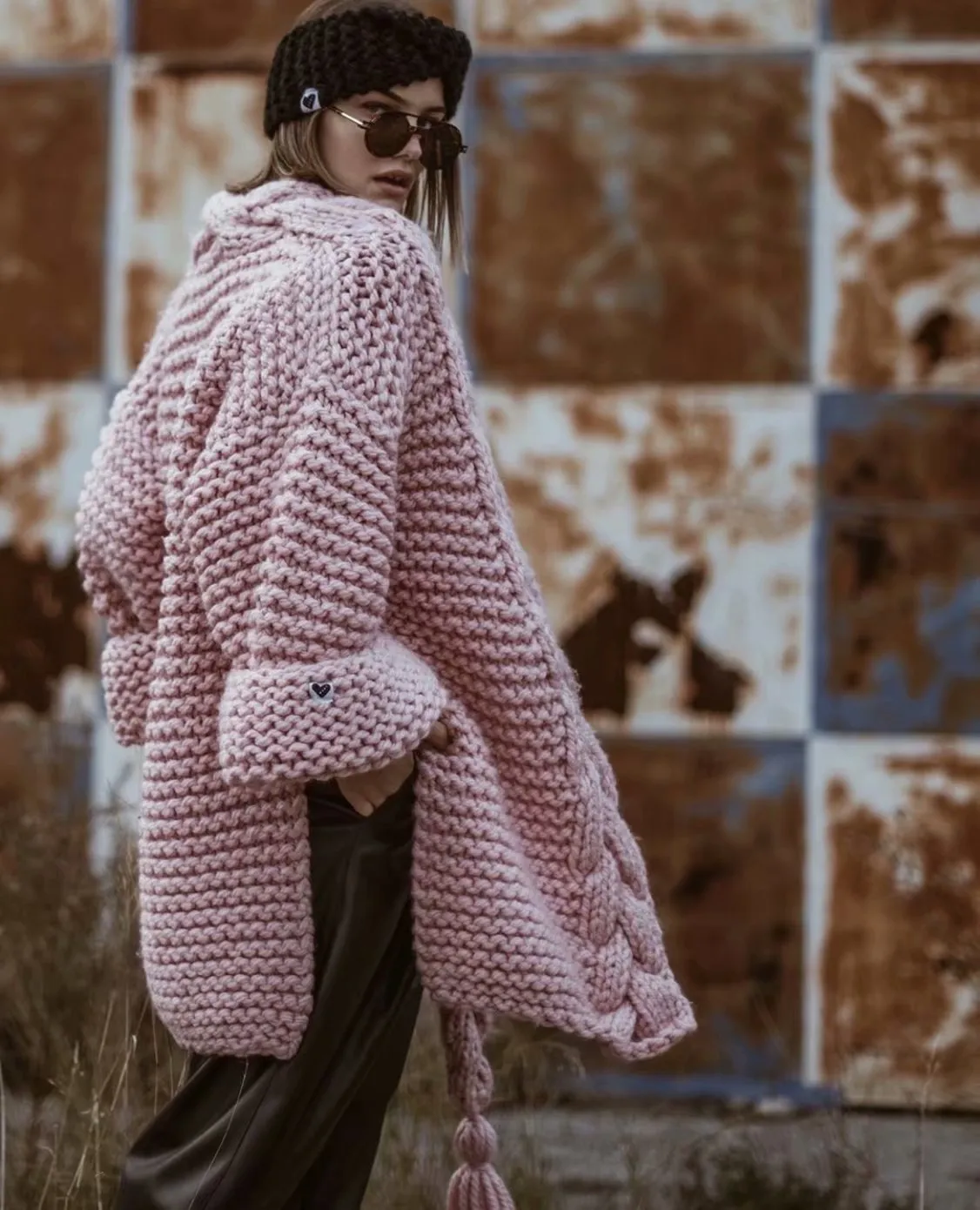Women‘s Tassel Knitted Coat