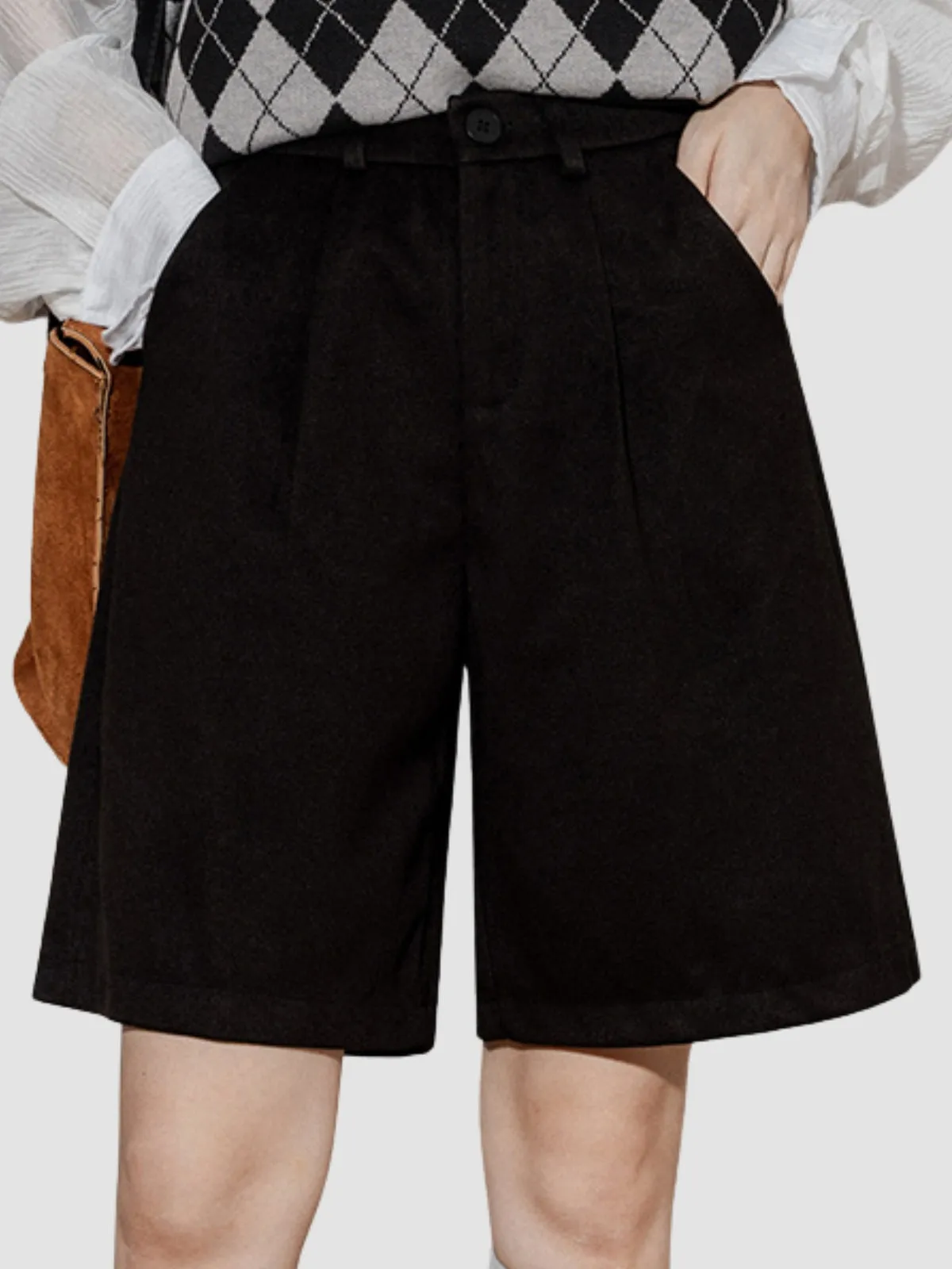 Woolen Casual Short Pants