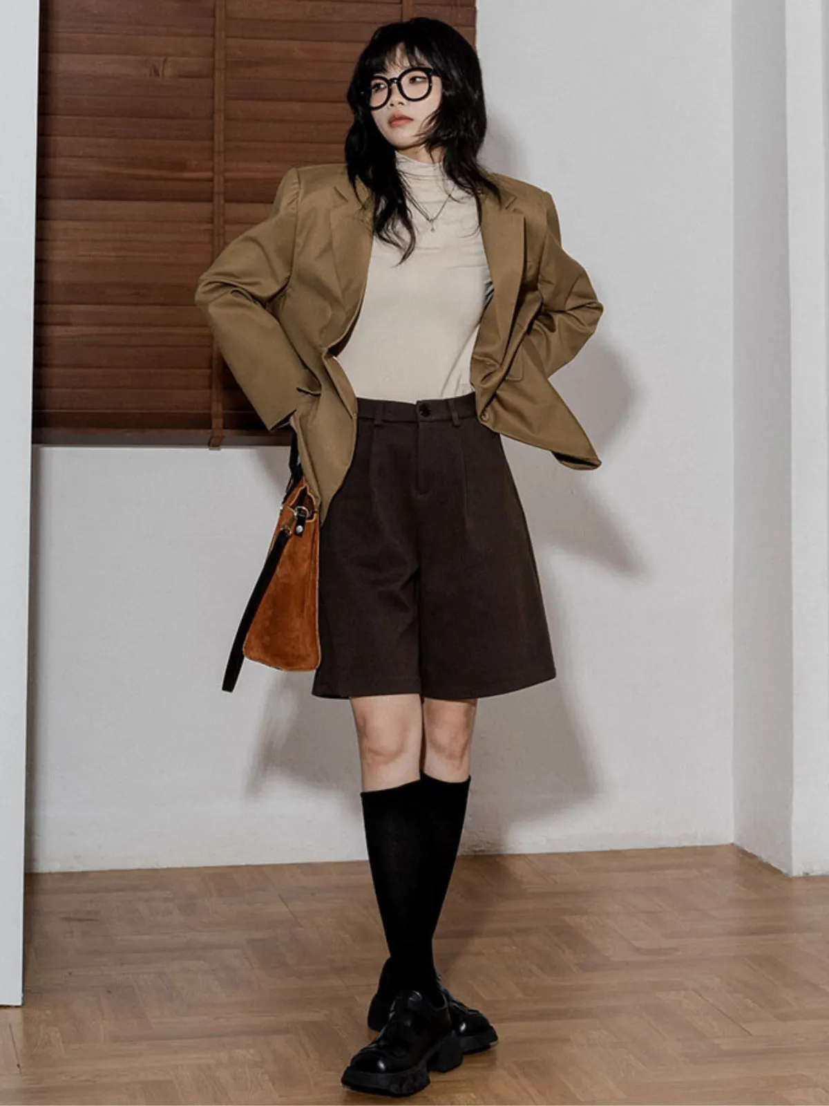 Woolen Casual Short Pants