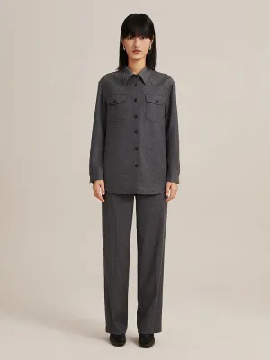 Woolen Loose Pants