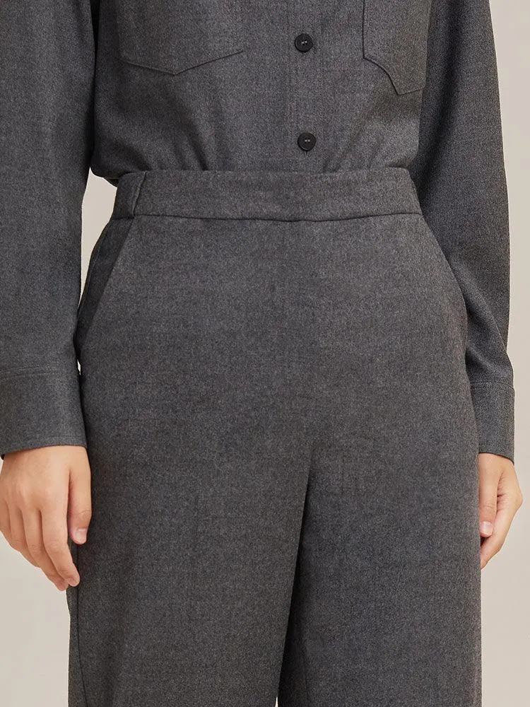Woolen Loose Pants
