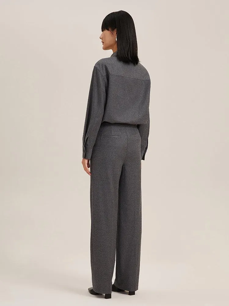 Woolen Loose Pants