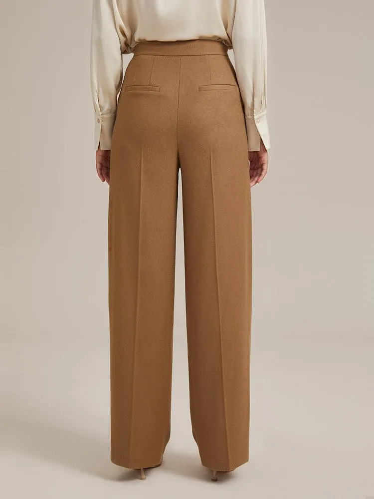 Worsted Wool Loose Pants