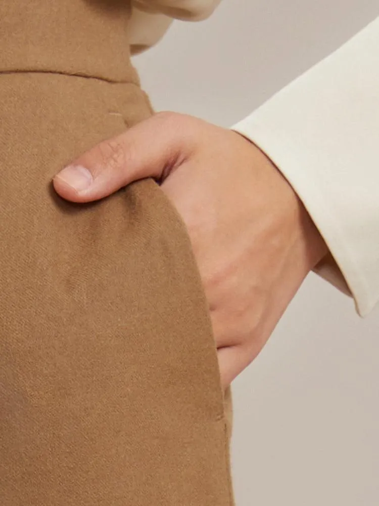 Worsted Wool Loose Pants