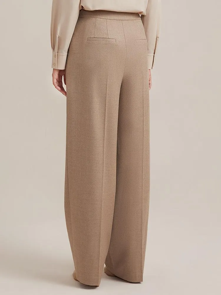 Worsted Wool Loose Pants