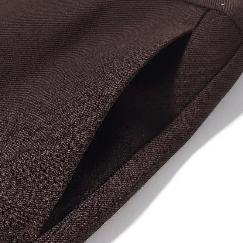 Worsted Wool Tapered Pants