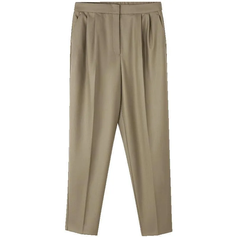 Worsted Wool Tapered Pants