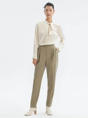 Worsted Wool Tapered Pants