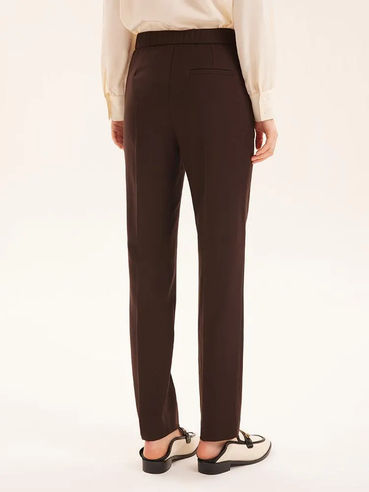 Worsted Wool Tapered Pants