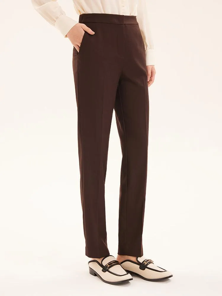Worsted Wool Tapered Pants