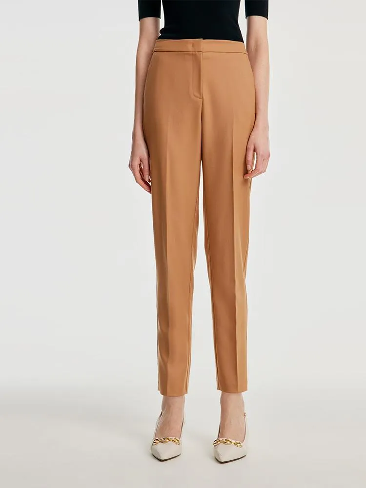 Worsted Wool Tapered Pants