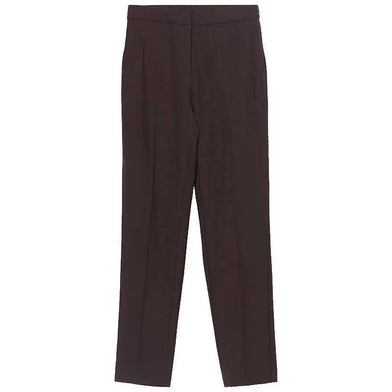 Worsted Wool Tapered Pants