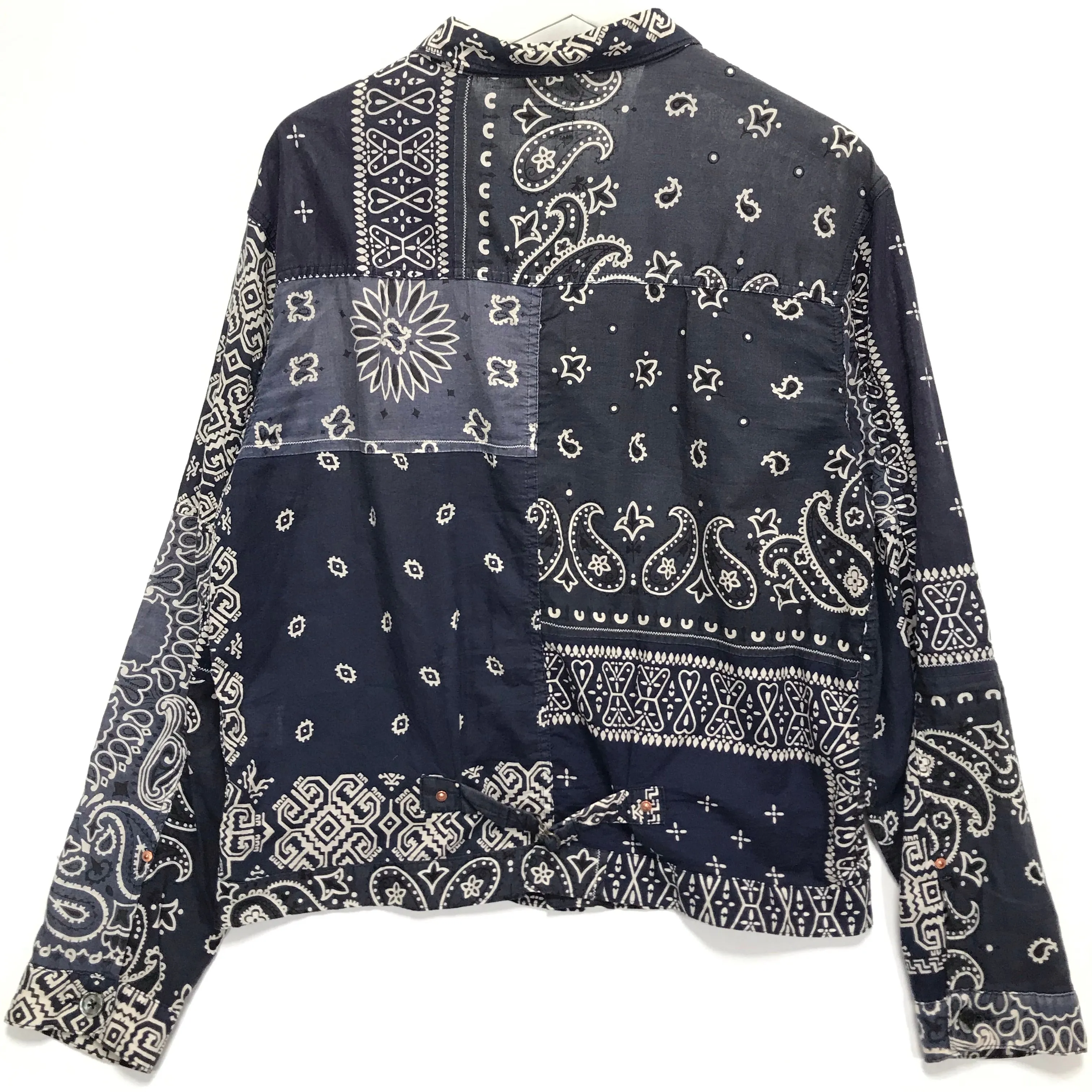 [XL] Kapital Kountry Bandana Shirt Jacket Navy