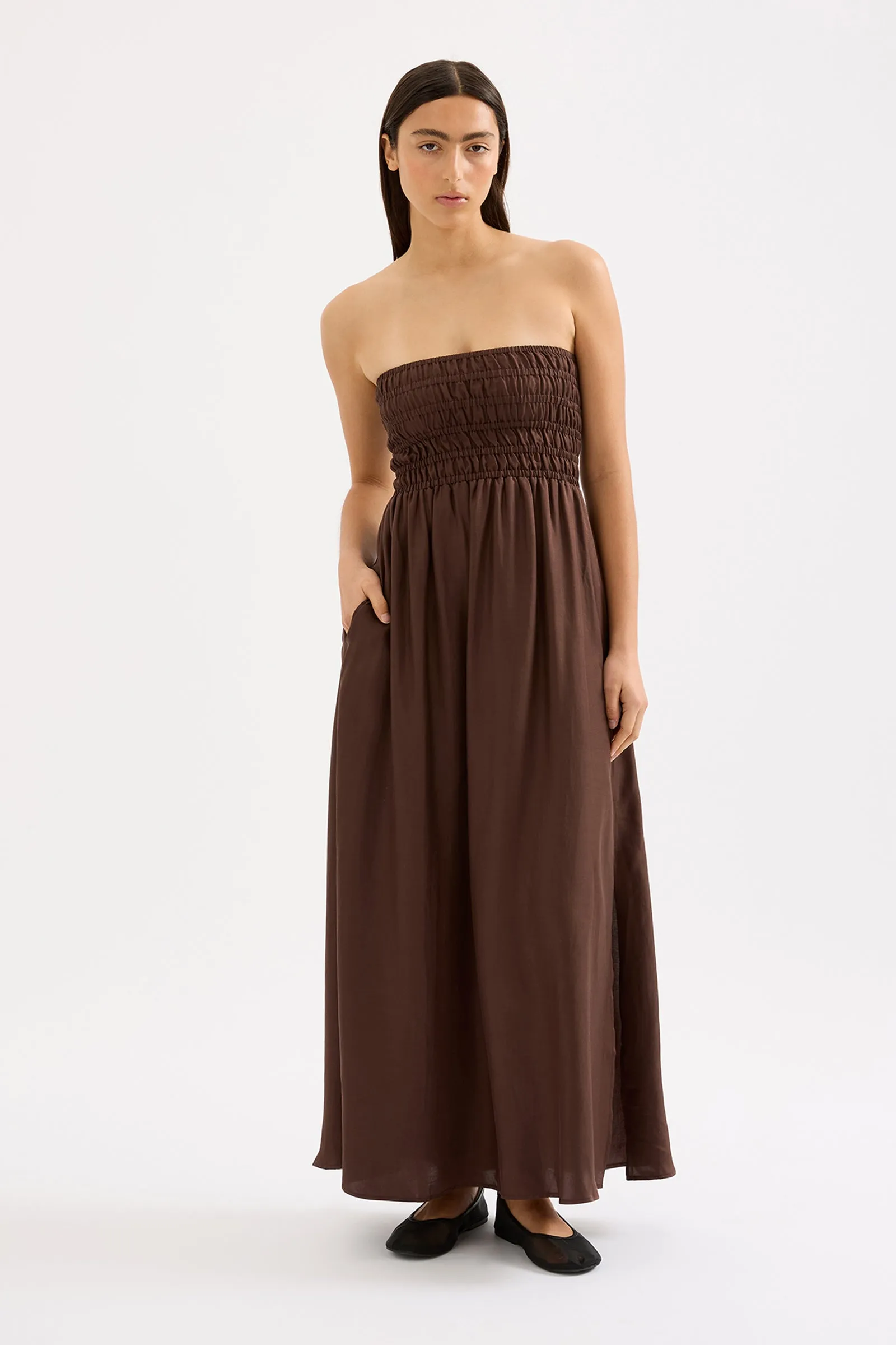 ZURI TENCEL MAXI DRESS