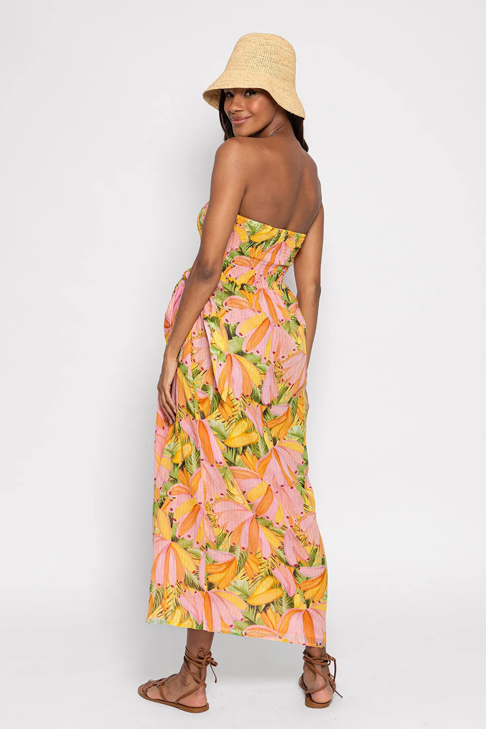 Zuria Dress - Banana Print