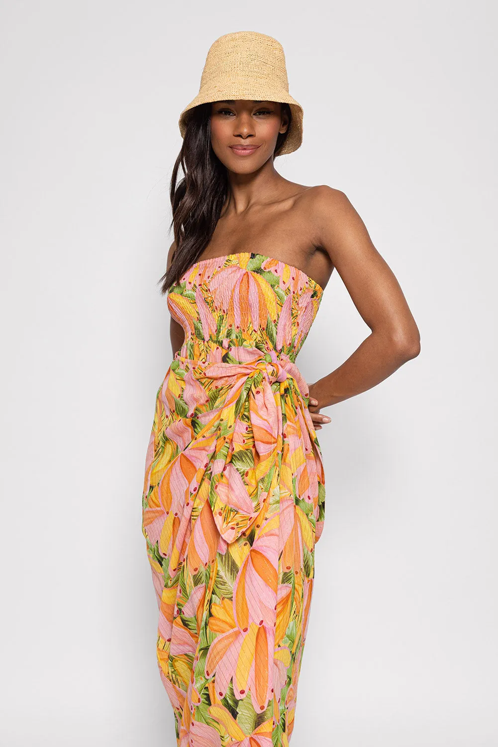 Zuria Dress - Banana Print